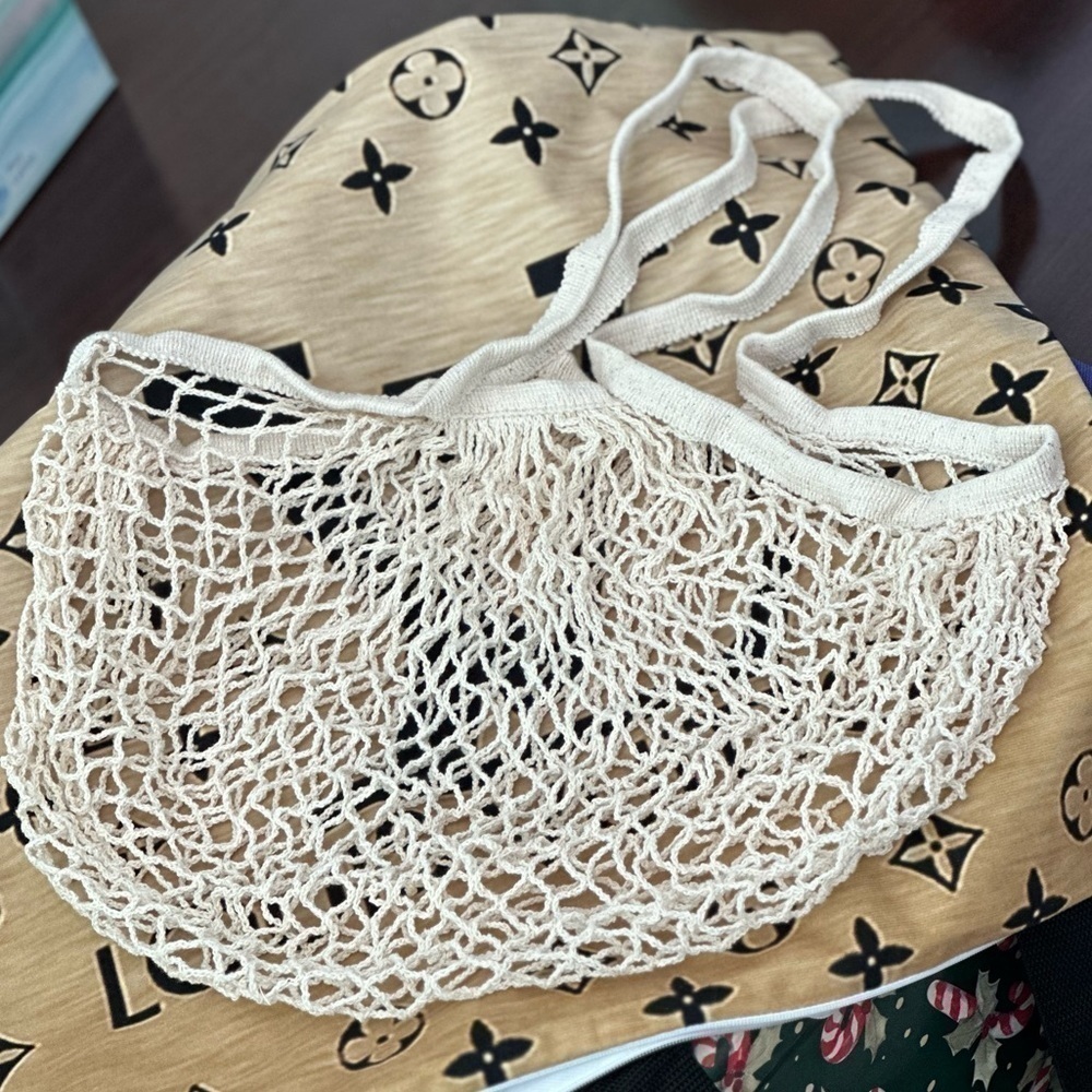 Organic MESH STRING ECO FRIENDLY CHEMICAL FREE ALL PURPOSE GROCERY SHOPPING BAG​ - Picture 7 of 7
